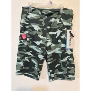 Cycle House Marika Women's Bike Shorts XL Techno Lite Green Lance Camo 9" NEW